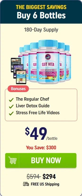 Gut Vita 6 bottle